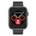 Miniatyrbillede 6 af 10: INF Smartwatch med pulsmåler, blodtryksmåler, iltmåler og flere sportstilstande Sort