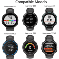 Miniatyrbillede 2 af 6: INF Garmin Forerunner 220/230/235/620/630 / 735XT armbånd silikone sort