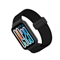 Pikkukuva 3 / 3: Nailoninen ranneke Xiaomi Mi Band 9 Pro / 8 Pro:lle, Redmi Watch 5:lle Musta