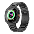 Miniatyrbillede 2 af 4: Rustfrit stålrem til Samsung Galaxy Watch 8 Sort