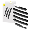 Miniatyrbillede 1 af 11: T-Space Bumper Guard Kit til Tesla Baseus Pakke med 6 (sort)
