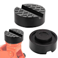 Miniatyrbillede 2 af 3: Car Jack Jack gummipude til Tesla biler 2-pak Sort