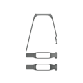 Pikkukuva 3 / 7: Kellon ranneke Samsung Galaxy Fit 2 SM-R220 Harmaa