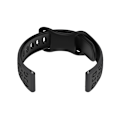Miniatyrbillede 2 af 3: To-farvet silikonerem til Huawei GT4/5, Samsung, Garmin Grå+sort 18 mm