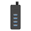 Miniatyrbild 2 av 2: Orico W5P-030 USB till 4x USB 3.0 Hub Adapter (svart)