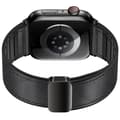 Miniatyrbillede 4 af 4: Vintage læderrem til Apple Watch Black S Black S