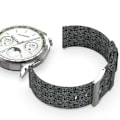 Pikkukuva 1 / 3: Huawei GT5/GT4 Denim Canvas Woven Nylon -kellonhihna Harmaa 22 mm