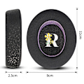 Miniatyrbillede 2 af 3: Magisk Ice Skin Earphone-etui til Sennheiser Momentum 3 - Sort Lilla (2-pak)