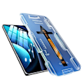 Miniatyrbillede 1 af 4: Vivo X200 buet skærm hærdet glasfilm med applikator