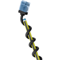Miniatyrbild 1 av 11: Ultraflexibel patchkabel CAT 6A, slim, U/UTP, svart