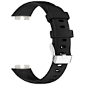 Miniatyrbillede 3 af 9: Silikone urrem til Huawei Band 9 & Band 8 Sort