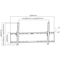 Miniatyrbild 11 av 11: TV-väggfäste Basic TILT (XL)