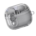 Pikkukuva 4 / 4: Suojakuori Samsung Galaxy Buds 3/Buds 3 Prolle avaimenperällä Harmaa