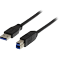 Miniatyrbild 3 av 3: USB 3.0 cable, Type A ma, Type B ma, 3m, black