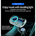 Miniatyrbillede 11 af 11: Trådløs FM-sender til bilen LED 7 farver QC3.0 hurtigoplader
