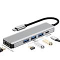 Pikkukuva 2 / 4: 5-in-1 USB-C Hubi: 8K60Hz DisplayPort & 100W Virransyöttö