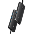 Miniatyrbild 3 av 11: Baseus Lite Series Hub 4in1 USB-C till 4x USB 3.0 + USB-C, 1m (svart)