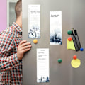Miniatyrbillede 2 af 6: Magnetisk køleskab Sticky Notes Sæt