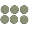 Miniatyrbild 1 av 4: Set med 6 bordsunderlägg - Flätade bordsunderlägg i papper Grön