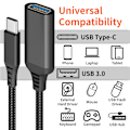 Miniatyrbillede 6 af 9: USB-C til USB 3.0 adapterkabel 5 Gbps Sort