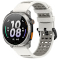 Pikkukuva 2 / 4: Silikoniranneke Xiaomi Watch S4/Keep Watch Pilot 1 -kellolle Valkoinen + harmaa