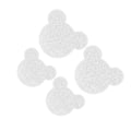 Miniatyrbild 3 av 3: Teddy Bear Shoe Patch Kit - 8 lappar (4 stora, 4 medelstora) Vit