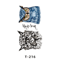 Miniatyrbild 1 av 4: Tillfällig tatueringsdekal - 03-T-216