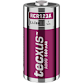 Miniatyrbillede 3 af 3: RCR123 genopladeligt batteri - 500 mAh, 4 stk. i æske