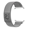 Miniatyrbillede 2 af 3: Vævet nylon urrem til Samsung Galaxy Watch - 47mm - Grå