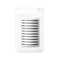 Miniatyrbild 1 av 5: Självhäftande Lösögonfransremsor, 10-pack Svart
