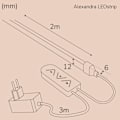 Miniatyrbild 2 av 3: Alexandra Ledstrip kit RGBIC Neon Smart Tuya WiFi 2m???