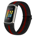Pikkukuva 1 / 4: Kellon rannekkeen vaihto Fitbit Charge 5/6:lle Musta + punainen