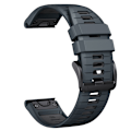 Pikkukuva 1 / 5: Tyylikäs pikakiinnityshihna Garmin Fenix 7X Pro -kelloon Tummanharmaa