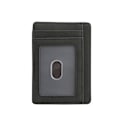 Miniatyrbild 1 av 4: Smal bifold-plånbok, korthållare i PU-läder med myntficka Svart