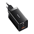 Miniatyrbild 3 av 9: Väggladdare Baseus GaN5 Pro 2xUSB-C + USB, 65W (svart)