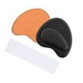 Miniatyrbillede 2 af 3: Svampe forfodspuder (3 par) Sort