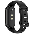 Miniatyrbillede 6 af 7: Silikone urrem til Xiaomi Mi Band 9/8 Sort
