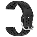 Miniatyrbillede 1 af 4: Amazfit Active 2 Band - Åndbar Silikone Sportsudskiftning Sort