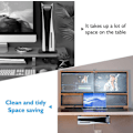 Miniatyrbild 5 av 5: PS5-konsol under skrivbord väggfäste (2-pack)