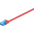 Miniatyrbild 3 av 7: CAT 6A platt patchkabel, U/UTP, röd