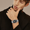 Miniatyrbild 6 av 6: Elegant flätad Apple Watch-rem Silver