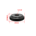 Pikkukuva 2 / 2: Mutteri adapteri kameran jalustaan 1/4-20 Musta 0,598 x 2,3 cm