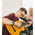 Miniatyrbild 6 av 9: Plektrumhållare för gitarr, armbandsplektrumhållare för gitarrister Grön