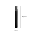 Miniatyrbillede 2 af 4: Mini genopfyldelig parfume sprayflaske glasflaske 10 ml 2-pak Sort