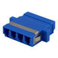 Miniatyrbild 3 av 4: Fiber coupler snap-in, 4xLC-LC, Singlemode, duplex, blue