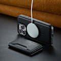 Miniatyrbillede 8 af 11: Magnetisk pung-etui til iPhone 16 - Sort