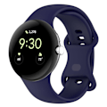 Miniatyrbillede 1 af 4: Silikoneurrem til Google Pixel Watch 3 Blå L