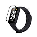 Miniatyrbild 1 av 4: 3D-böjt mjukt skärmskydd för Redmi Smart Band 2 - Svart (2-pack)