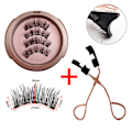 Pikkukuva 2 / 9: Magneettiset tekoripset applikaattorilla - Musta, 6 paria