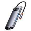 Miniatyrbild 11 av 11: Hub 4in1 Baseus Metal Gleam Series, USB-C till 3x USB 3.0 + Ethernet RJ45